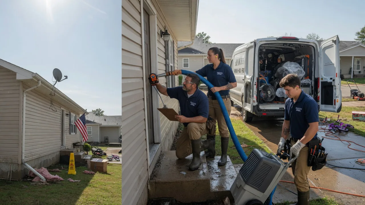 Ceiling Water Damage Restoration in Hemlock, MI near me